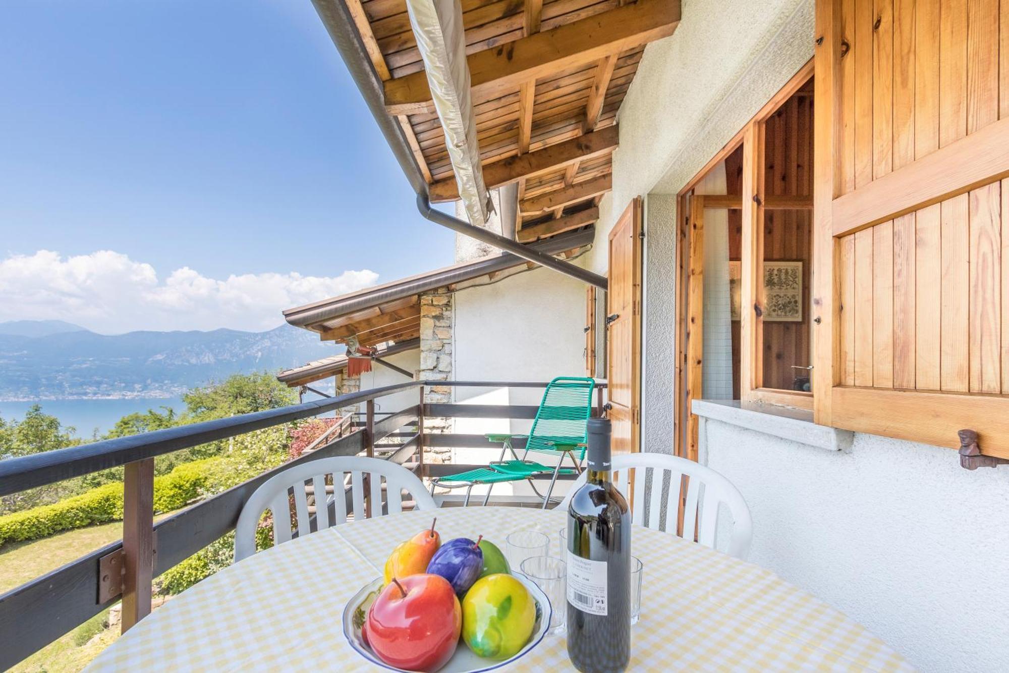 Casa Bella Vista Mit Balkon Lejlighed San Zeno di Montagna Eksteriør billede